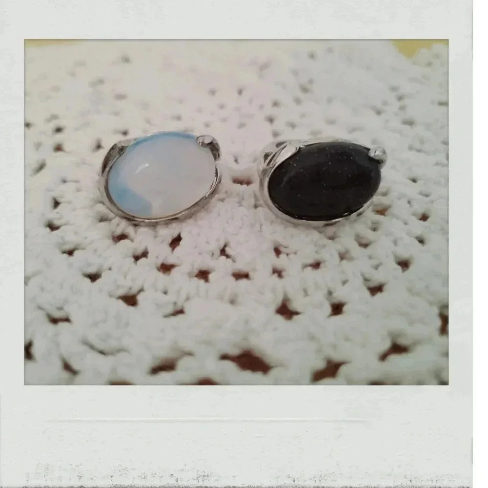 ✨BOGO FREE✨ Opal & Black Statement Rings Bohemian Southwestern Jewelry Bundle